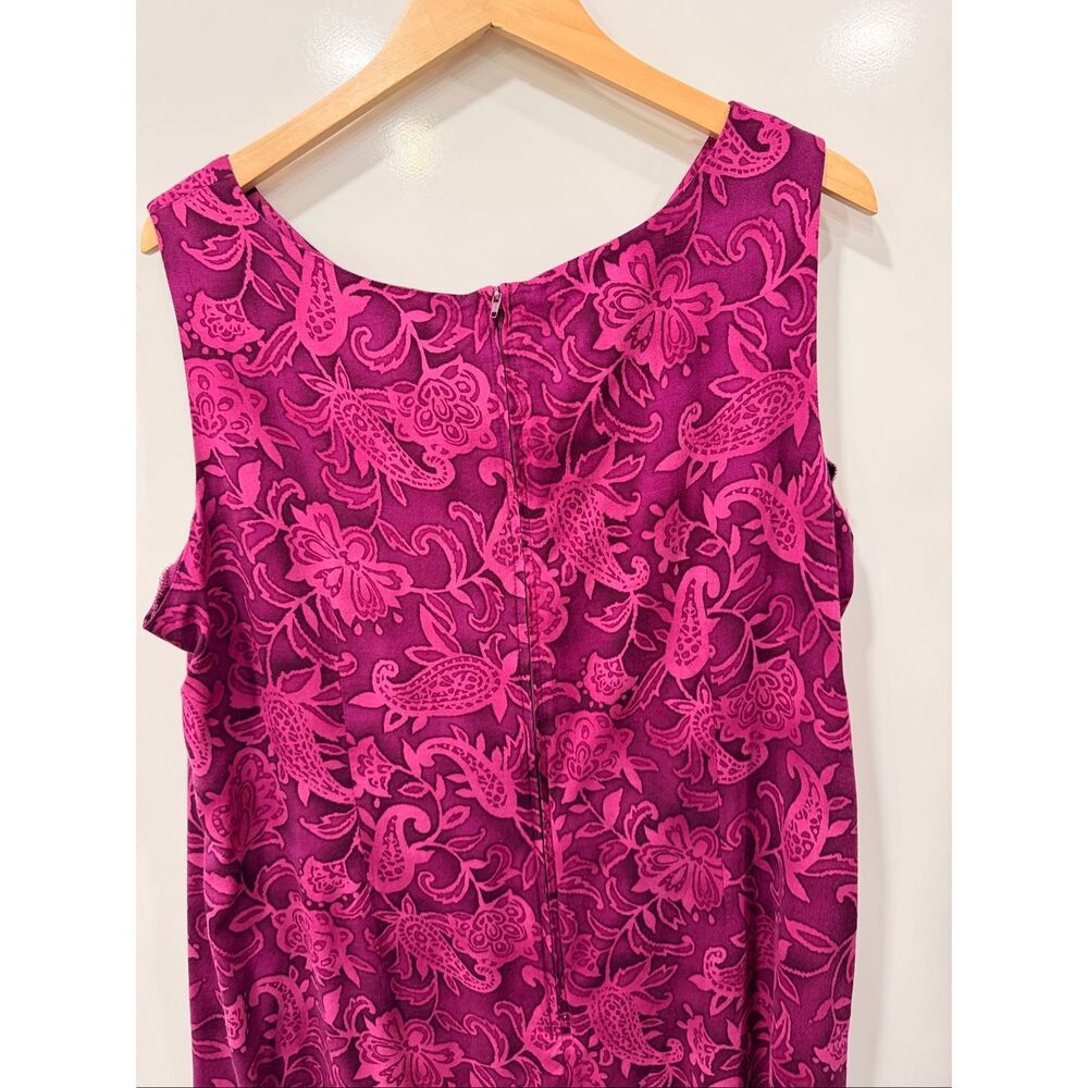 R&K Originals Vintage 20W Paisley Shift Dress - Picture 4 of 7